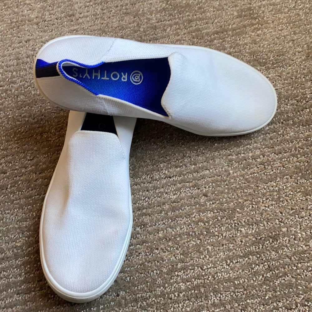 Rothy’s The Sneaker in bright white